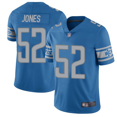 Detroit Lions Limited Blue Men Christian Jones Home Jersey NFL Football #52 Vapor Untouchable->detroit lions->NFL Jersey